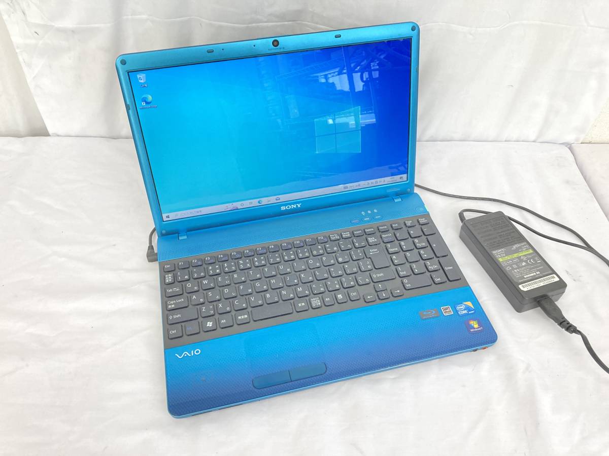 【IE98】 美品・特価品 SONY VAIO VPCEB49FJ Windows10 4GB HDD 500GB Core i5 CPU M 480 2.67GHz ノートパソコン パソコン PC