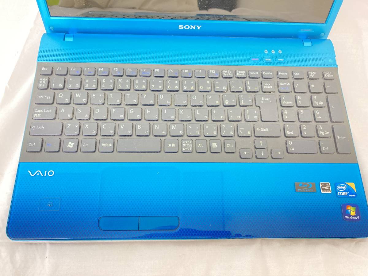 【IE98】 美品・特価品 SONY VAIO VPCEB49FJ Windows10 4GB HDD 500GB Core i5 CPU M 480 2.67GHz ノートパソコン パソコン PC