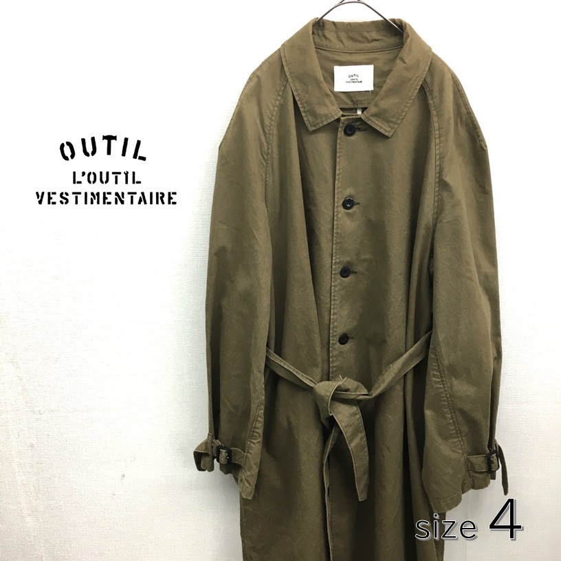 KZ4636☆OUTIL : MANTEAU UZES / WILLOW☆4☆オリーブ 定価¥74800