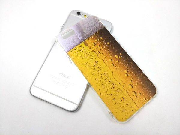 iPhone 6/6S 携帯カバー 生ビール ソフトケース TPU_画像7