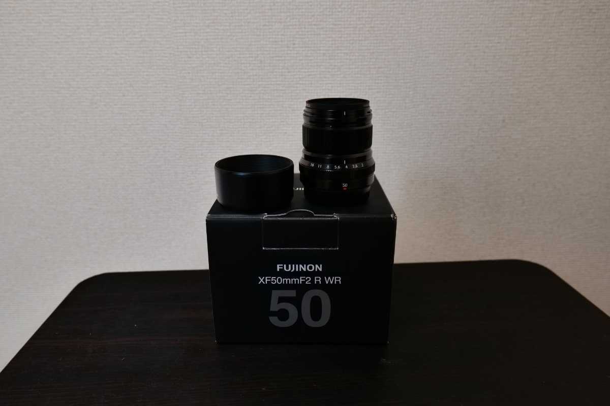 美品 FUJIFILM フジフィルム フジノンレンズ XF50MM F2 R WRブラック