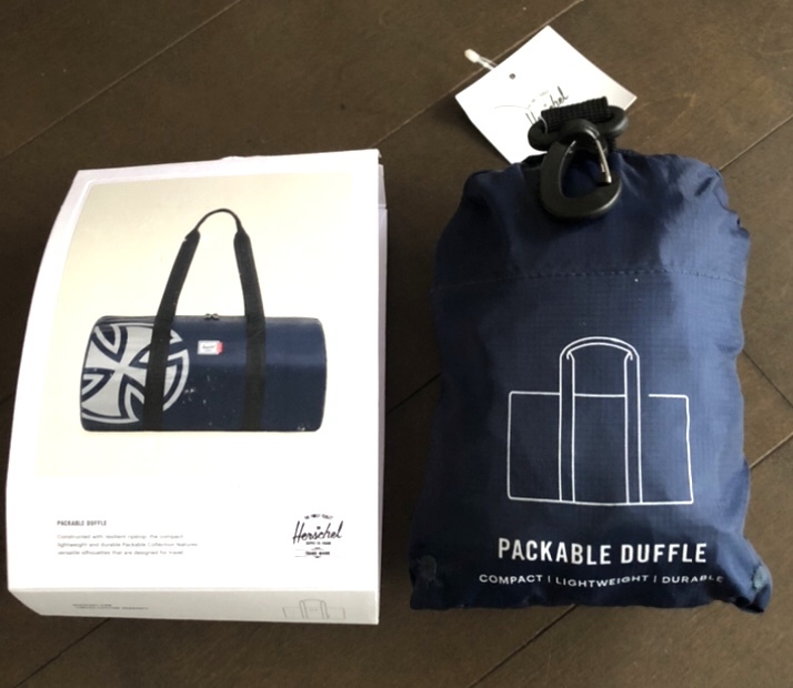 INDEPENDENT сотрудничество Herschel supply сумка PACKABLE DUFFLE мобильный BAG skate бренд нравится тоже - - ракушка 