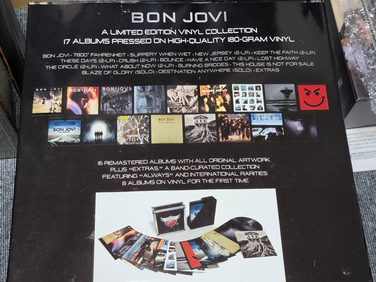 Bon Jovi The Albums【LP BOX】【限定盤】【輸入盤】＋　入手困難クロスロードのアナログ盤新品未開封