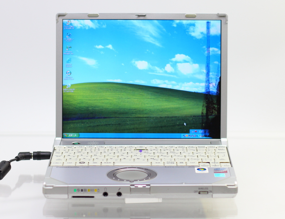 Panasonic Let’s note CF-R8EW6AAS/Core2Duo SU9300(1.20GHz)/3GBメモリ/HDD120GB/10.4TFT/WindowsXP Professional SP2 ジャンク品_画像1