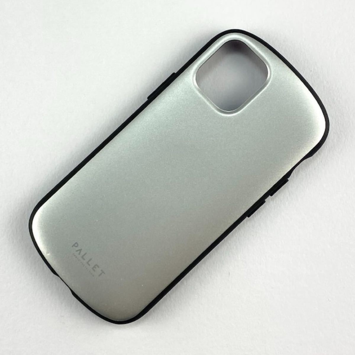 新品 iPhone 12 mini 超軽量・極薄・耐衝撃ハイブリッドケース PALLET AIRマットシルバー