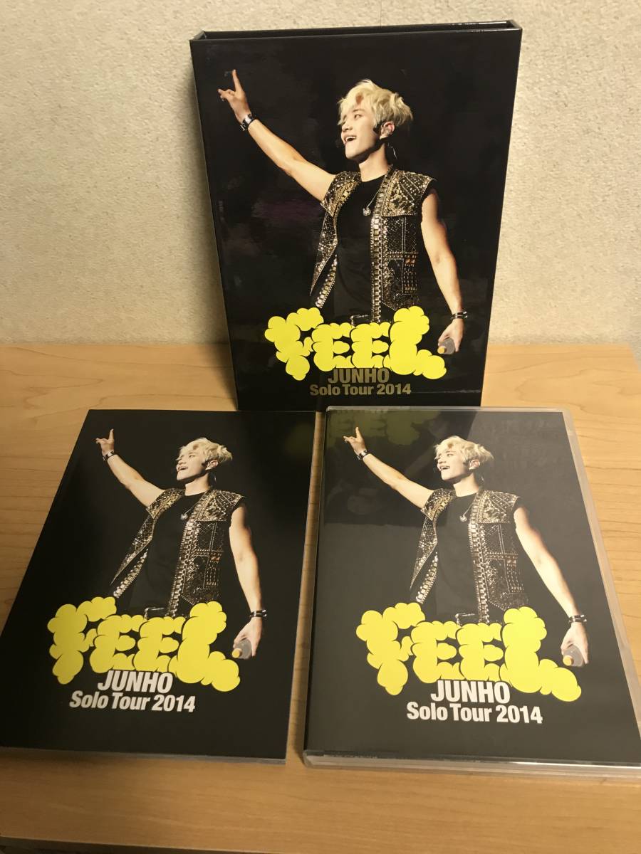 国産】 JUNHO ジュノ DVD２枚組 初回生産限定盤 FEEL 2014 Tour Solo