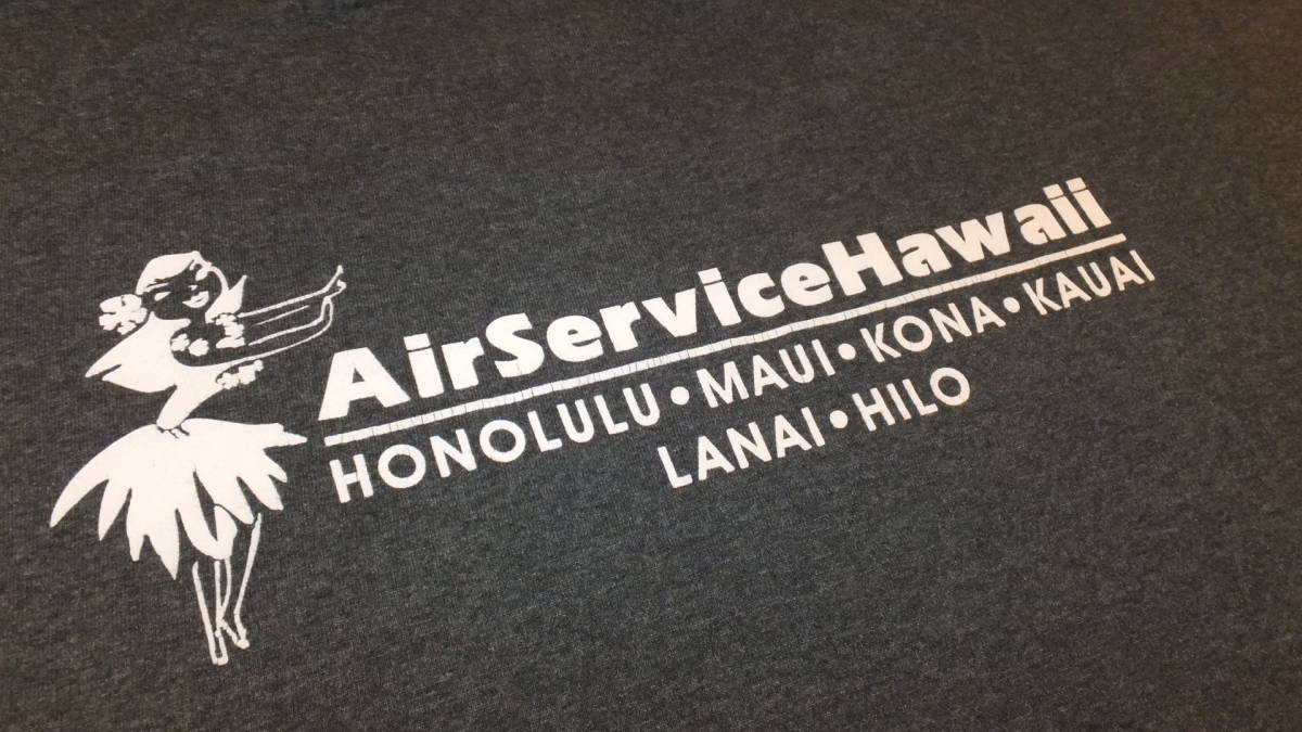 【HAWAII】エアサービス ハワイ AIR SERVICE HAWAII Tシャツサイズ2XL グレイ　ホノルル　HONOLULU_色はグレイ【GOOD USED】です。