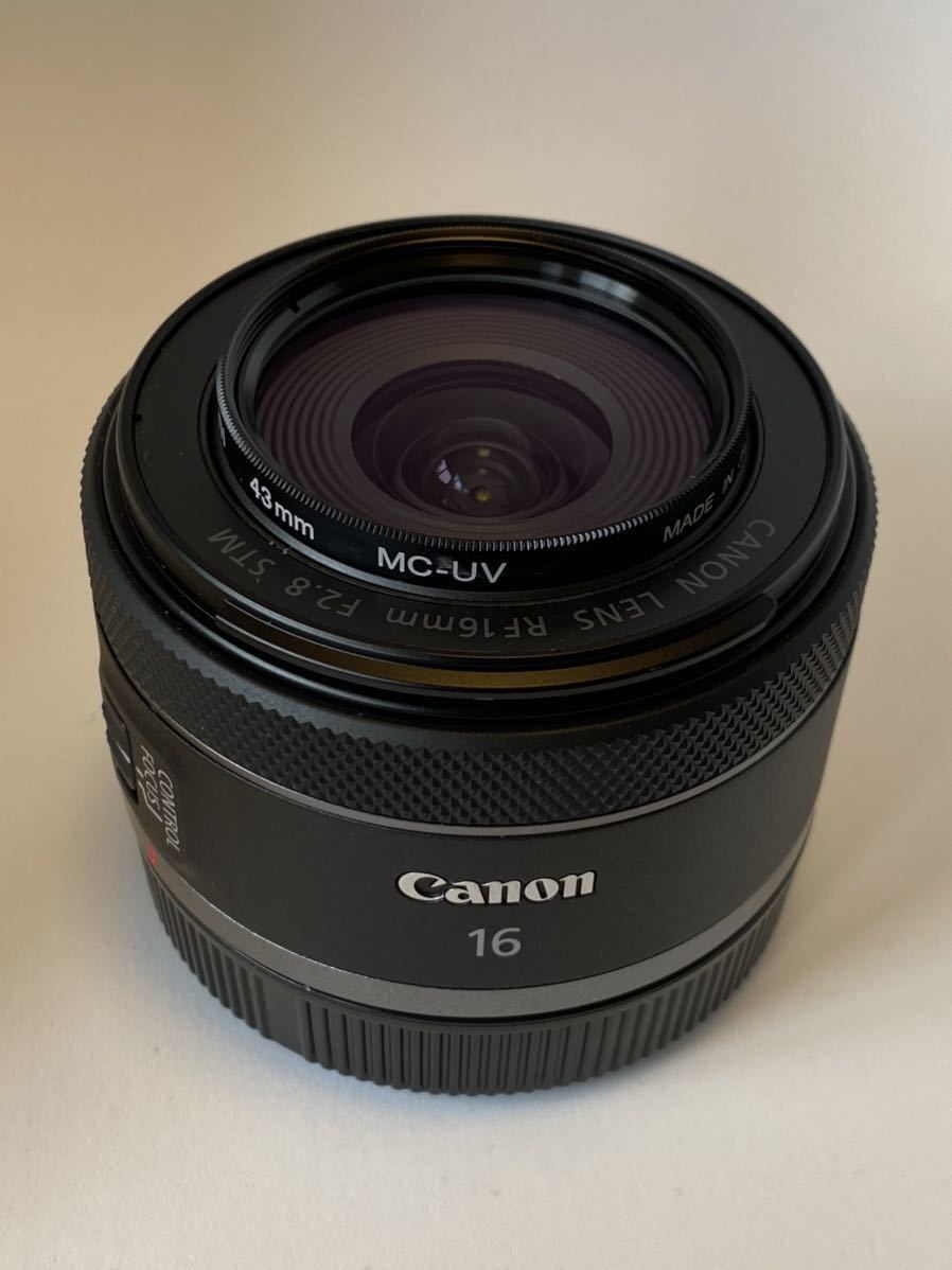 キヤノン CANON RF16mm f2.8 stm 元箱も保証残(23.2迄)もアリ spz.hr