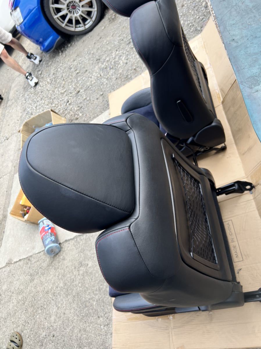 BP5/BL5レガシィ 前期 Tuned by STi 運転席ハーフレザーシート BPE BLE
