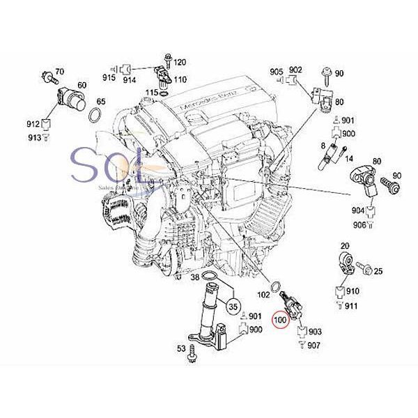 送料185円 ベンツ W164 W208 W209 W210 W211 吸気温度センサー ML350 ML63 CLK200 CLK320 CLK63 E230 E280 E320 E420 E55 E63 6511530028_画像2