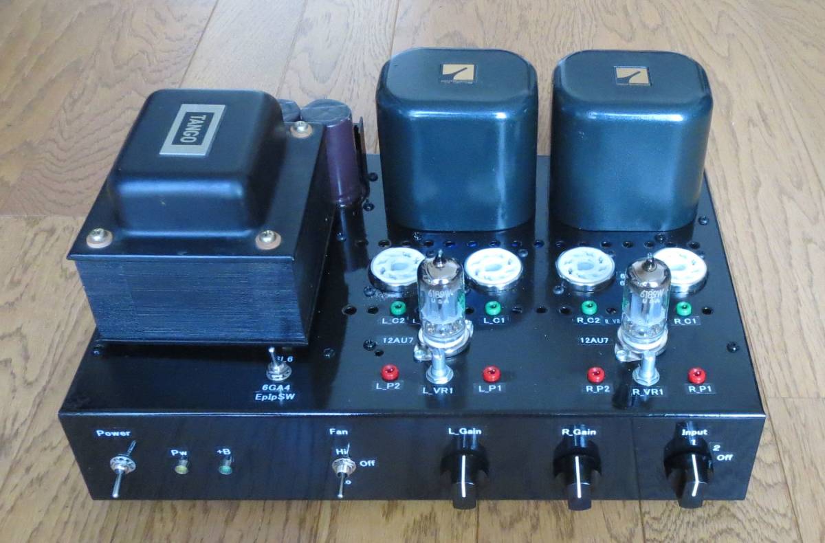 新作 6G-A4/6L6系3結全段差動プッシュプル・ステレオ 新作 6G-A4/6L6系3結全段差動プッシュプル・ステレオ