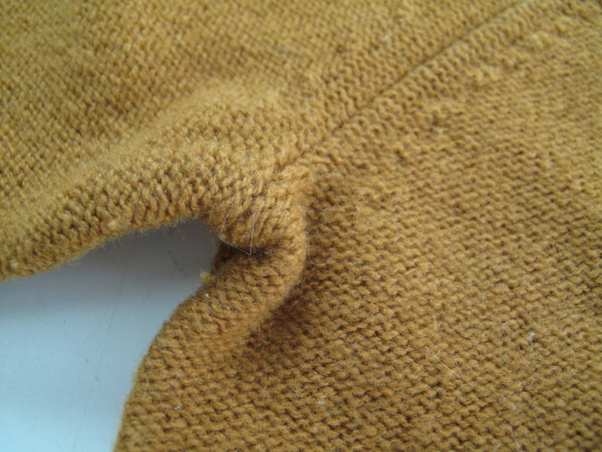 ** cleaning settled CARAMEL caramel wool long sleeve knitted Camel size 2 man and woman use 