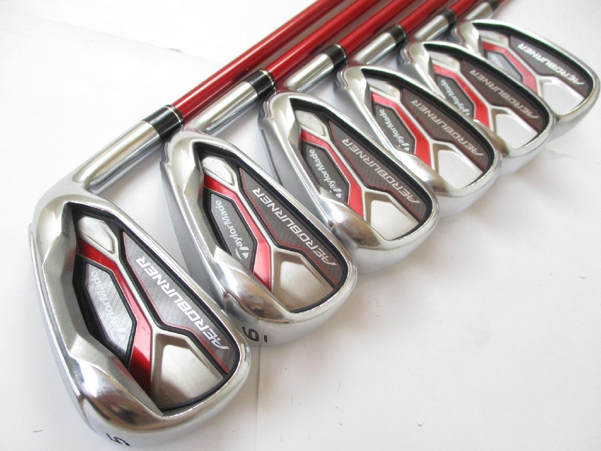 ンプレート ヤフオク! - テーラーメイド AEROBURNER 5-PW 6本 TM7-415