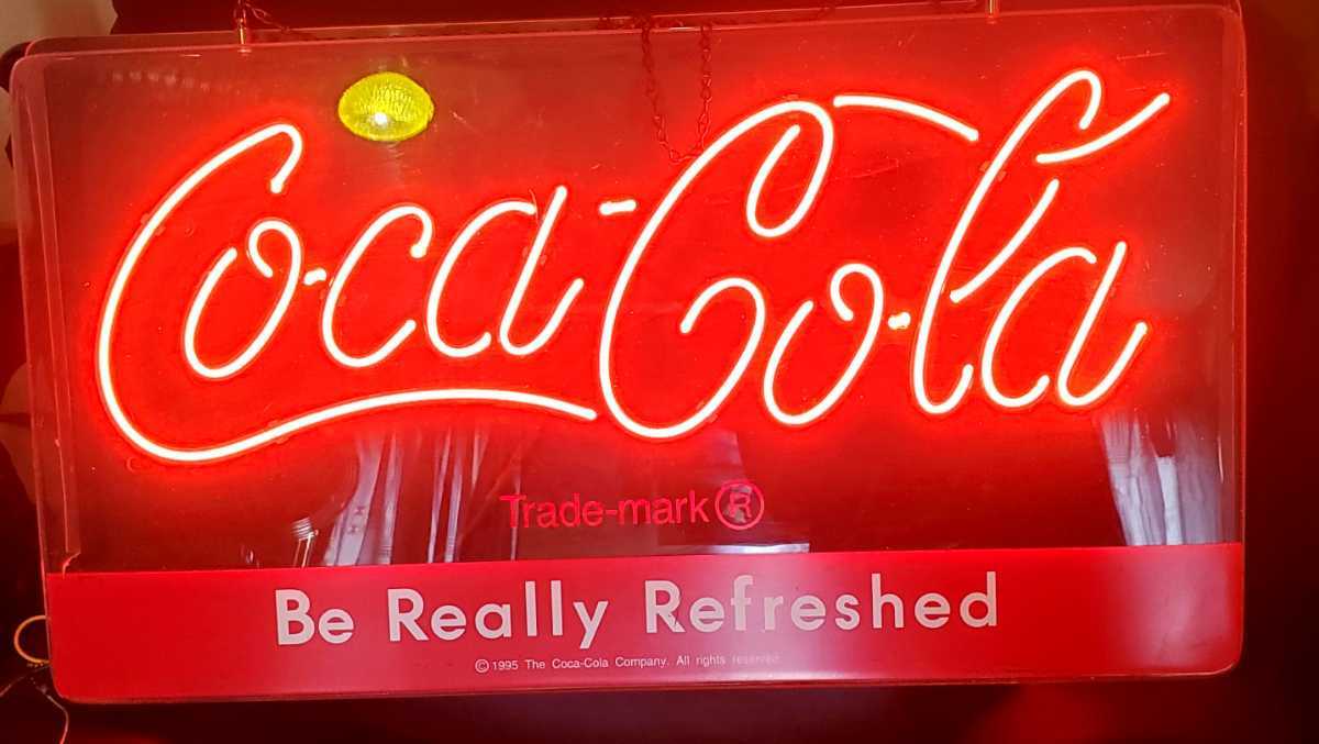  Coca * Cola табличка neon б/у 