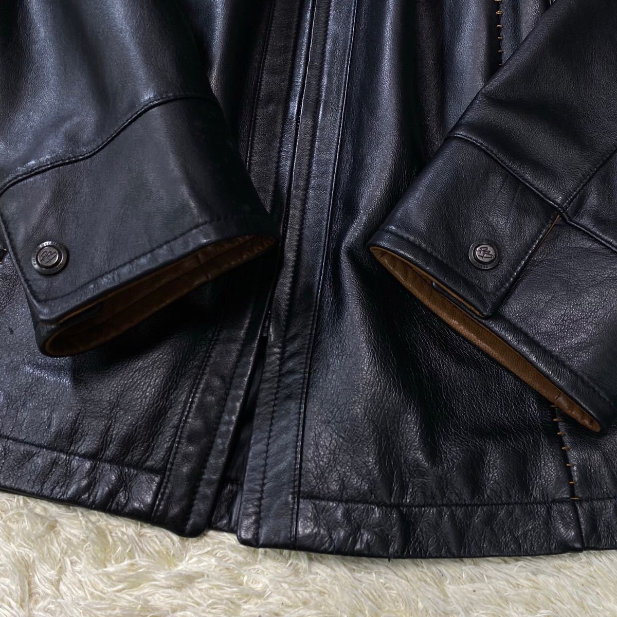 希少美品【BALMAN PARIS】バルマン極上のラムレザージャケット