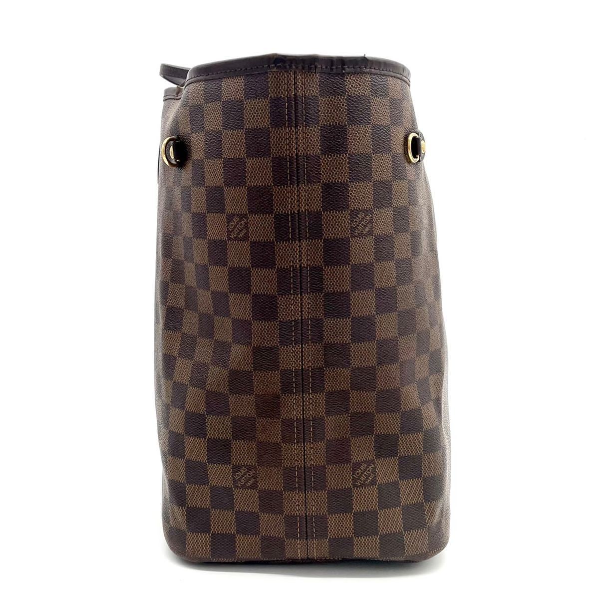 ○美品○LOUIS VUITTON ルイヴィトン ネヴァーフル MM ダミエ エベヌ