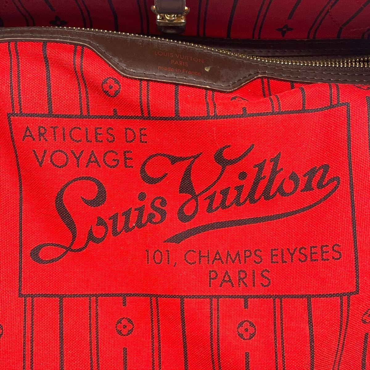○美品○LOUIS VUITTON ルイヴィトン ネヴァーフル MM ダミエ エベヌ