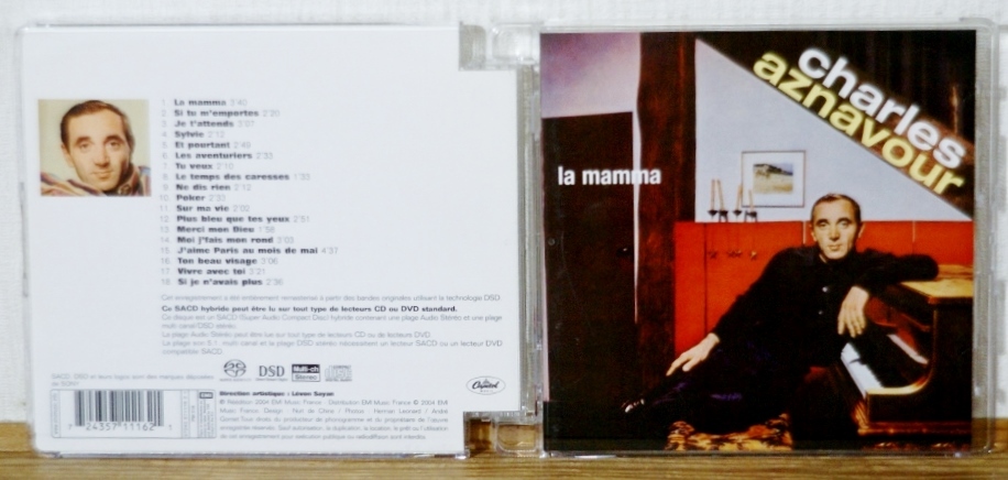 高音質SACD(Hybrid)♪シャルル・アズナヴール/La Mamma★マルチあり★シャンソン★Charles Aznavour★シャルル・アズナブール_画像1