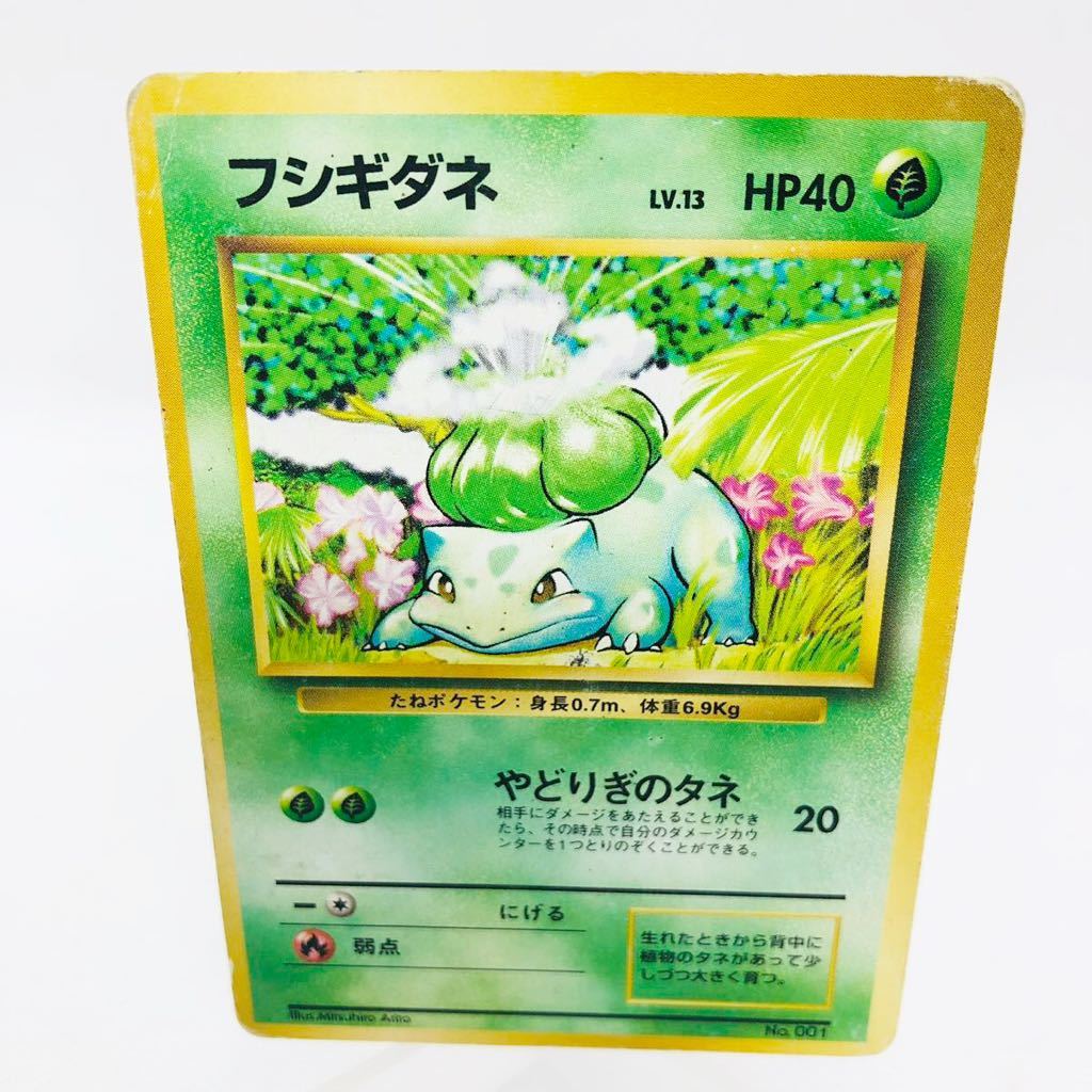 ポケモンカード 旧裏面 旧裏 マークなし 初版 フシギダネ ポケモンカード 旧裏面 旧裏 マークなし 初版 フシギダネ