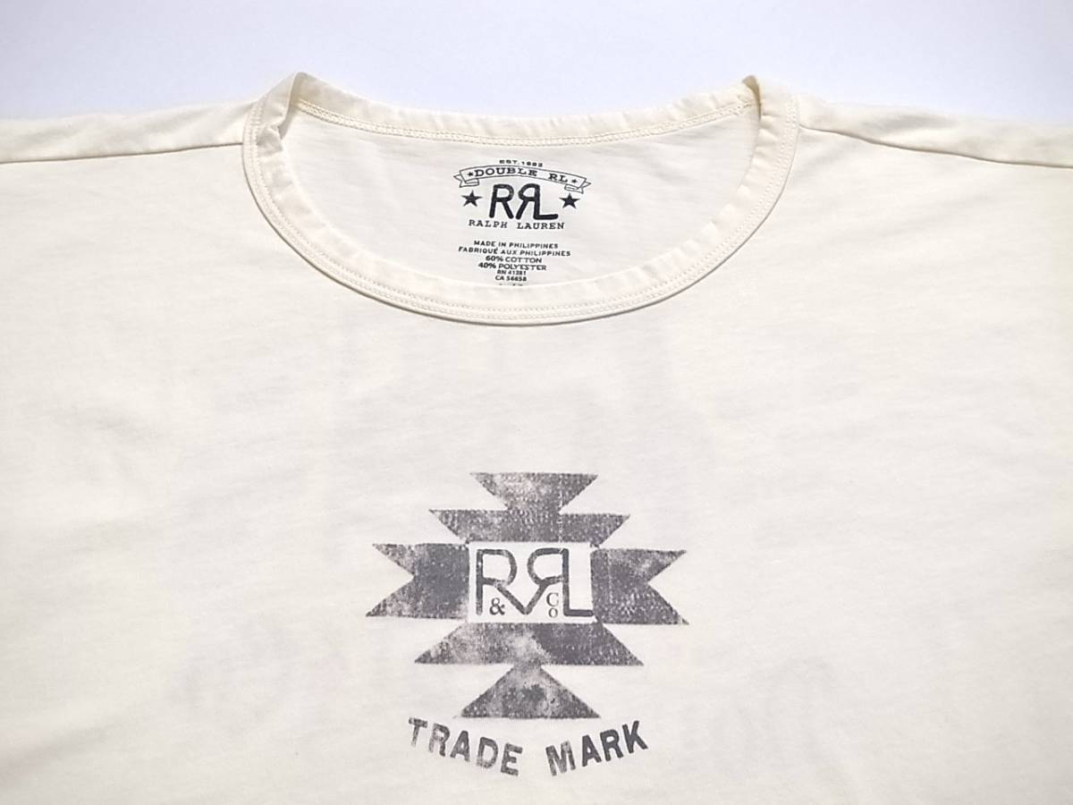 最適な材料 RRL「TRADE MARK」Tシャツ sizeL トップス