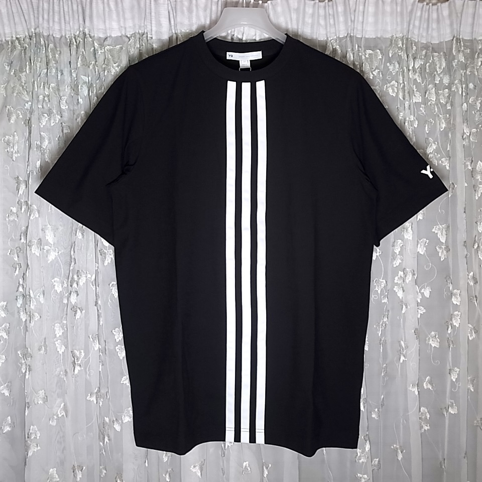 Y-3 20周年記念 CH1 SHORT SLEEVE CENTER FRONT STRIPES TEE sizeS_画像2