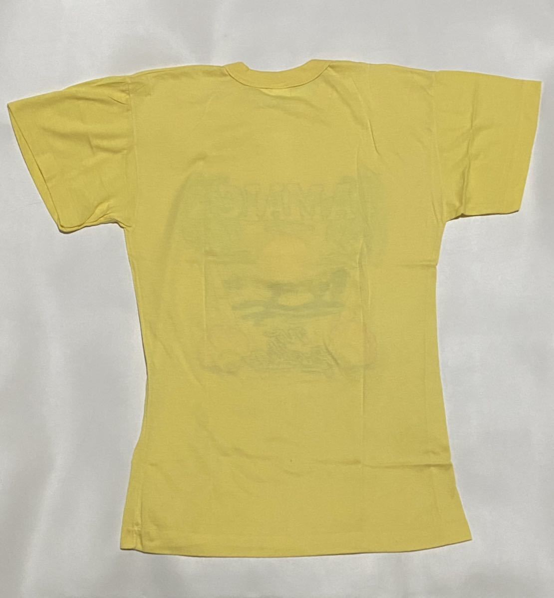 DEAD STOCK 80's OCEAN JAMAICA 発泡プリントTシャツ Mサイズ ビンテージ古着 デッドストック 80年代 70's vintage NOS_画像3