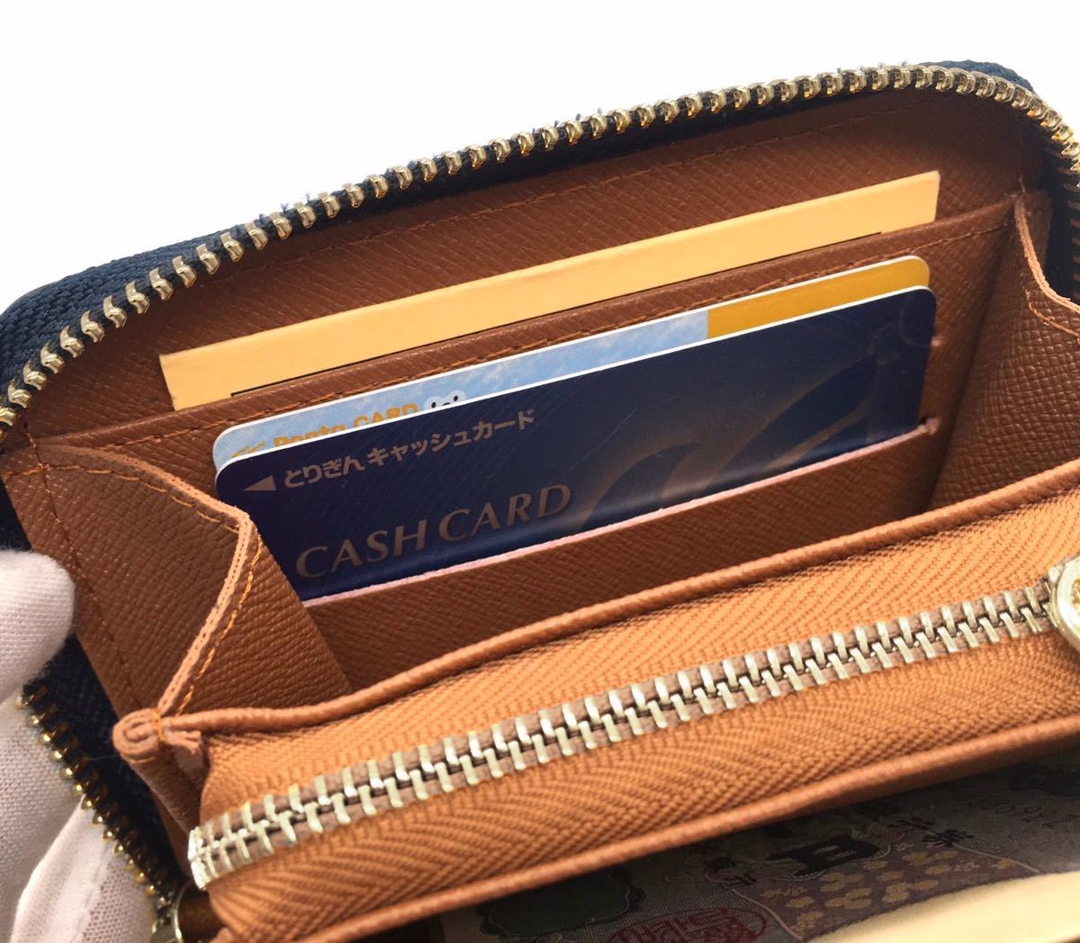大人気★カードケース　財布　コインケース　レディース　茶色　韓国　ミニ財布