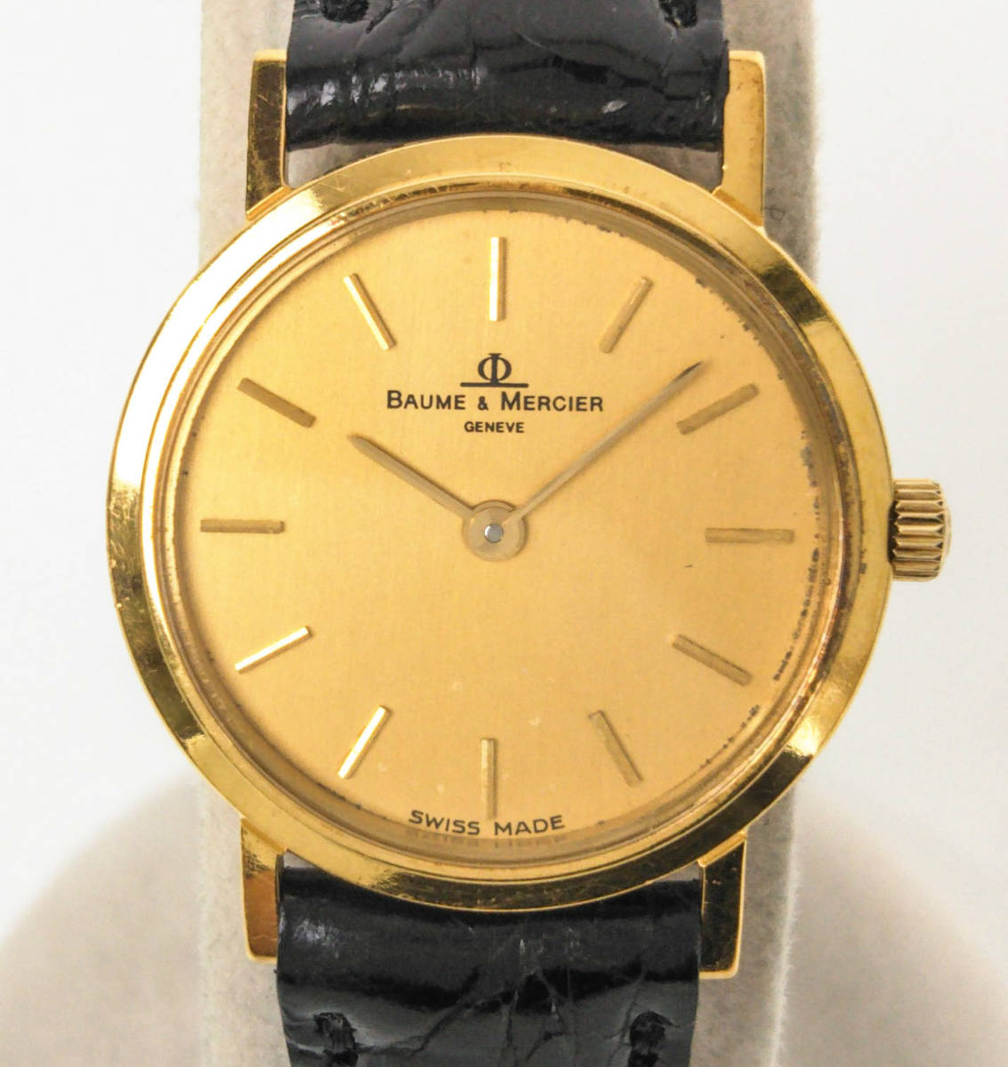 新製品情報も満載時計ボームメルシエ 16603 BAUME K18ケース MERCIER クォーツ ベルト