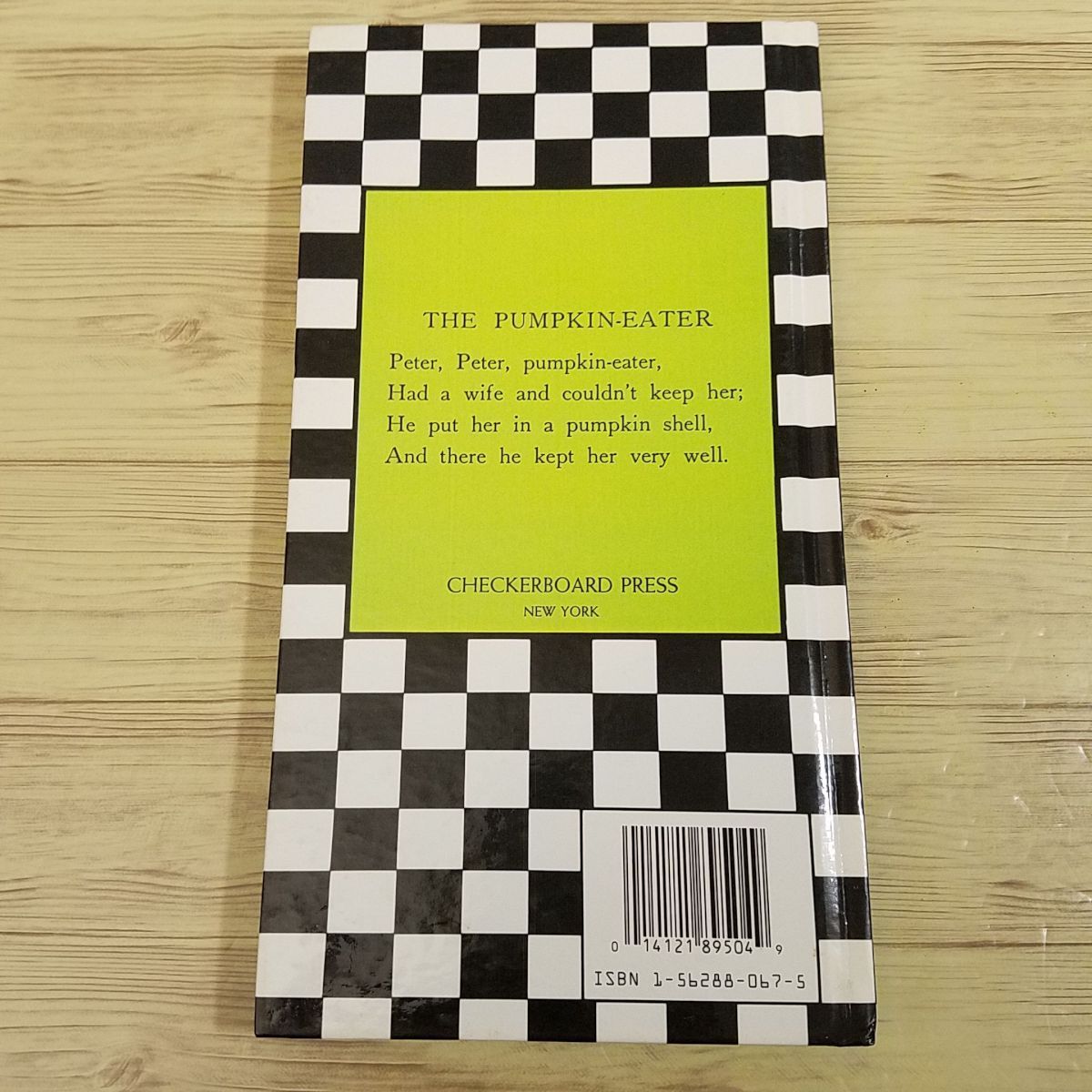 外国語絵本[マザーグース THE REAL MOTHER GOOSE : Green Husky Book] ブランチ・フィッシャー・ライト 英語絵本 厚紙ページ_画像4