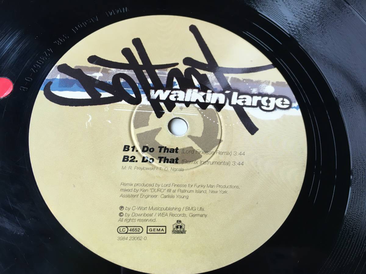 22614●Walkin' Large - Do That/3984 23062-0/1997年 ドイツ/12inch LP アナログ盤_画像5