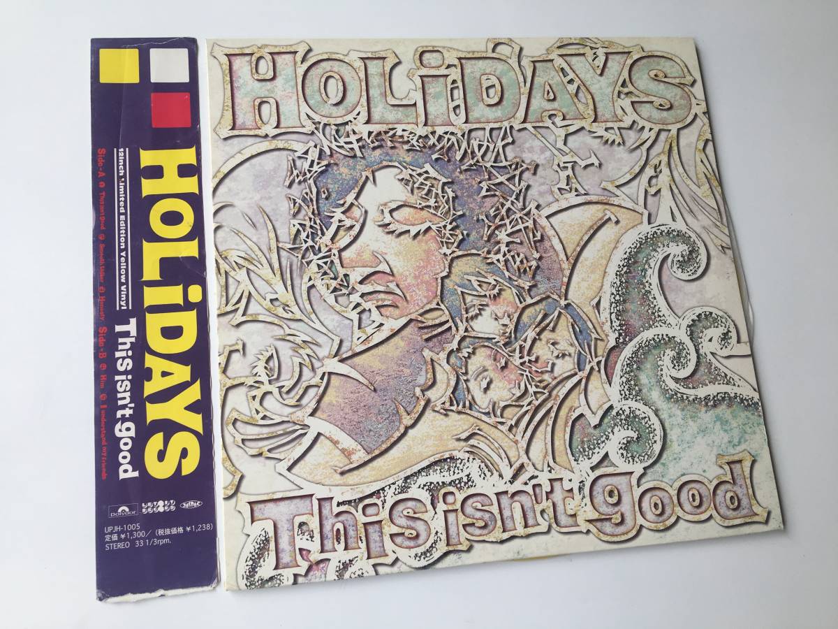 22622●Holidays - This Isn't Good/UPJH-1005/Punk Indie Rock/2000年/12inch LP アナログ盤