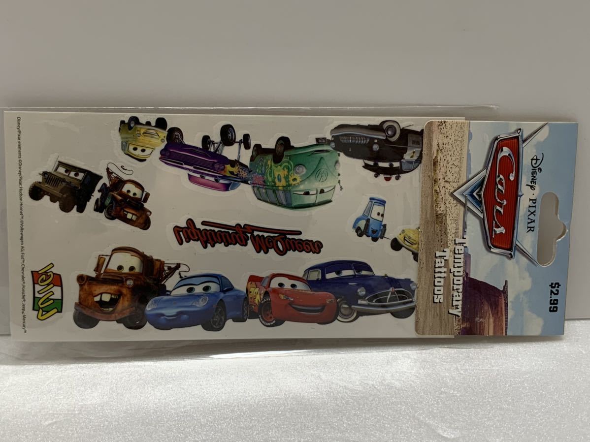 レア Disney カーズ シール 4 未開封品 グッズ コレクション Cars ライトニングマックィーン ドックハドソン メーター サリーカレラ_画像4