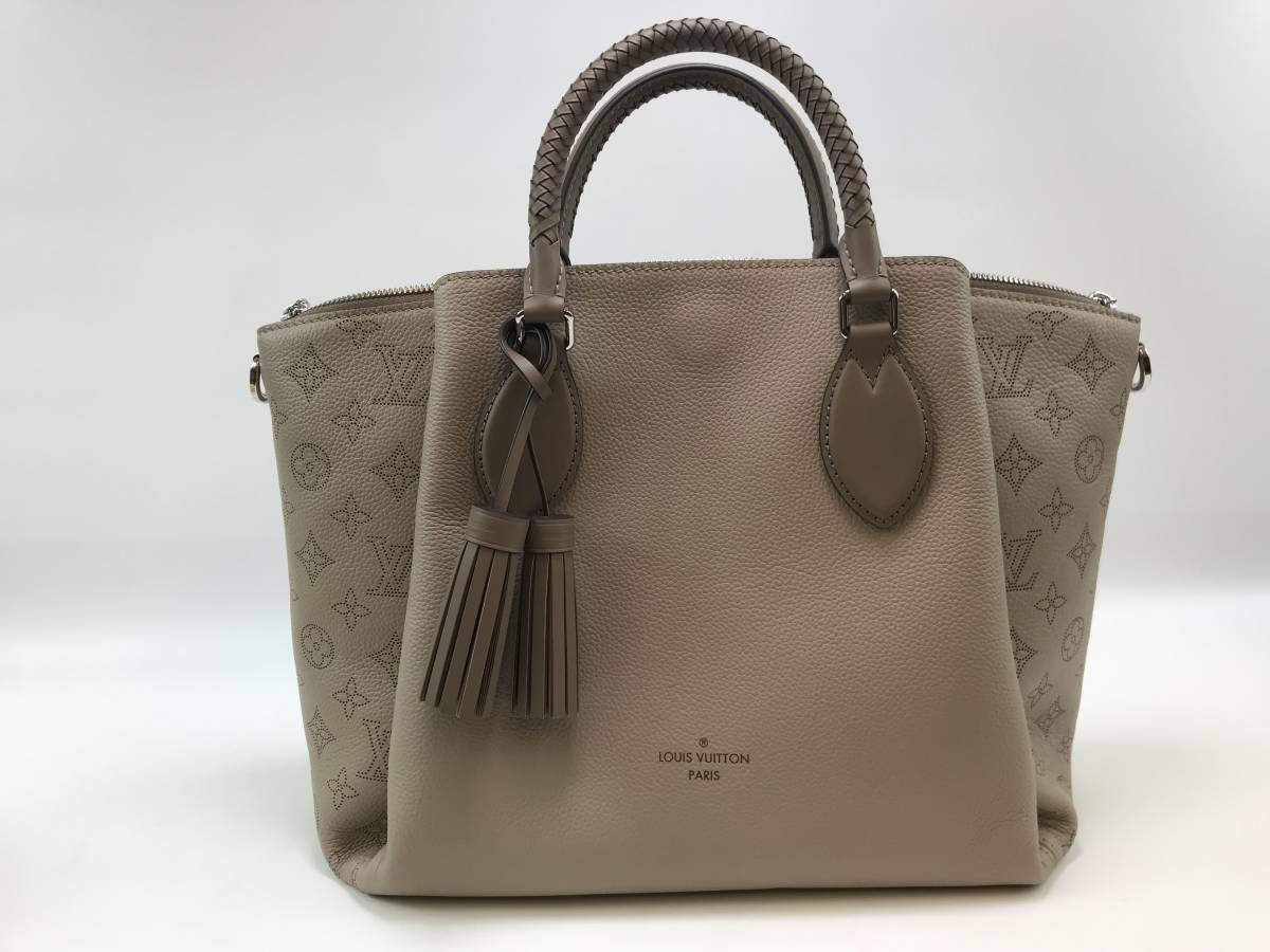 * Louis * Vuitton [LOUIS VUITTON] - umeaM55031mahina галет 2WAY ручная сумочка прекрасный товар! #163242-2553