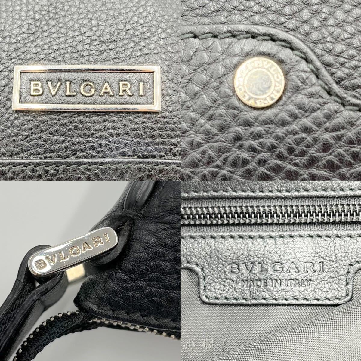 1円【極美品】BVLGARI ブルガリ メンズ ショルダーバッグ 斜め掛け