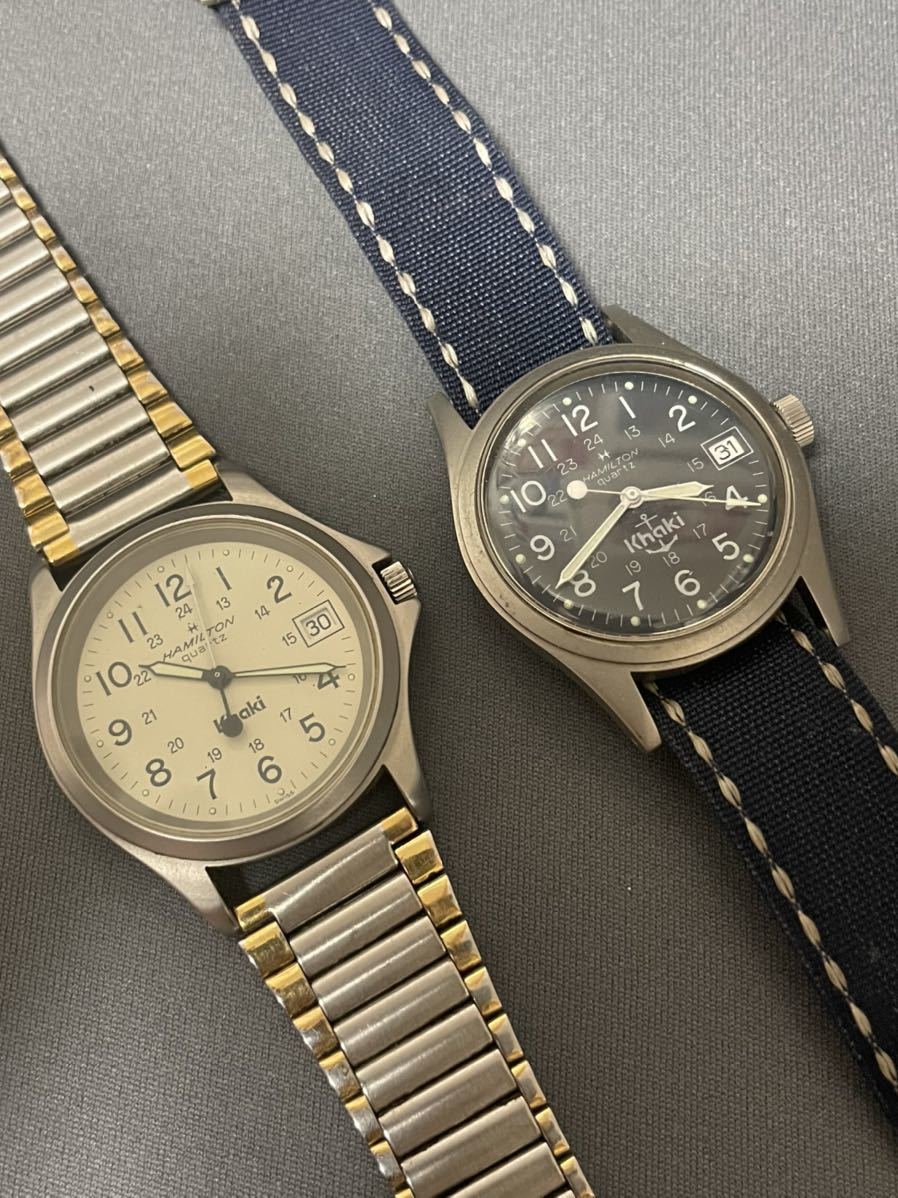 送無料 Hamilton Khaki メンズ 腕時計 新品電池 腕時計(アナログ