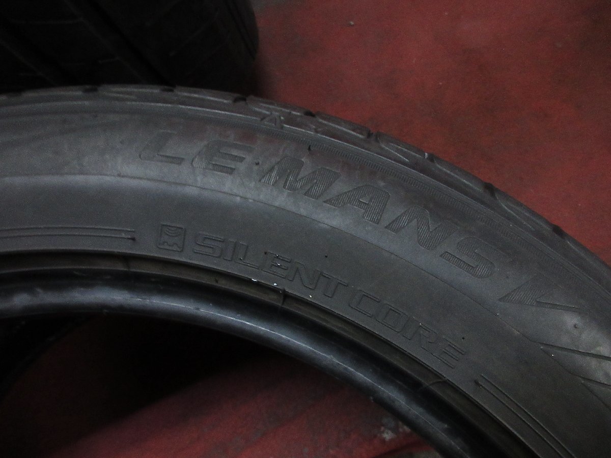 タイヤ 2本 245/50R18 ダンロップ ルマン LEMANS V SILENT CORE 2021年 溝アリ 送料無料★13012T_画像5