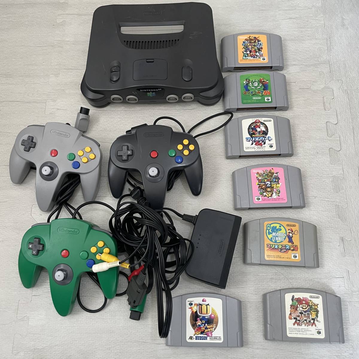 Nintendo64 本体 ニンテンドー64 コントローラー 電源 ソフトセット