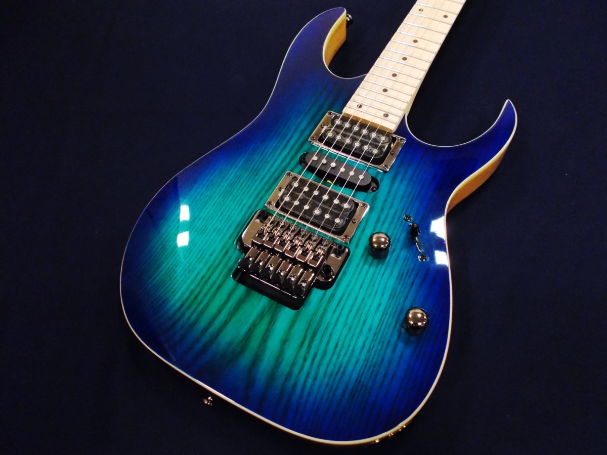 ヤフオク! - アウトレット特価 Ibanez RG370AHMZ Blu...