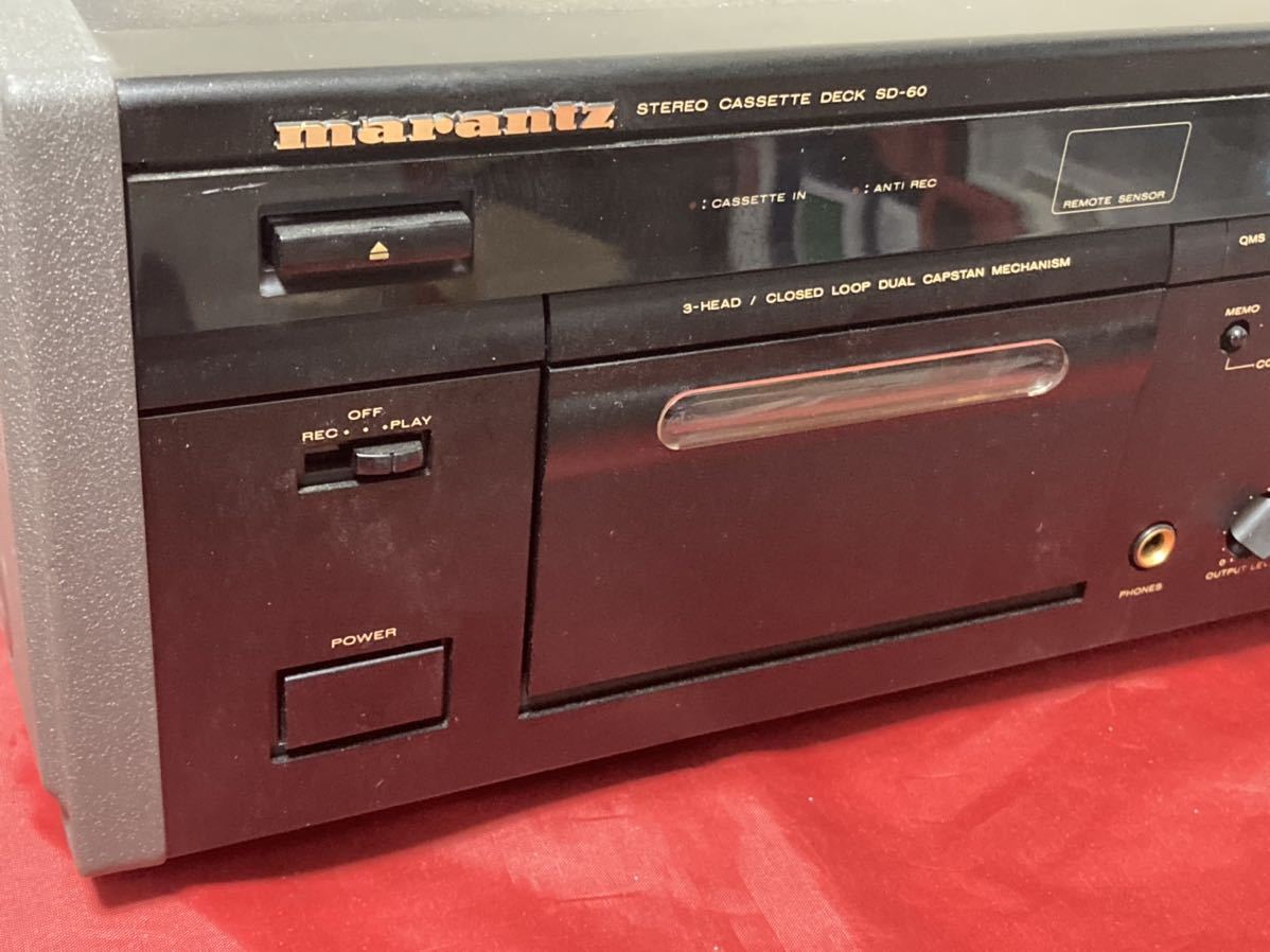 marantz マランツ SD-60 ステレオカセットデッキ 現状 動作未確認