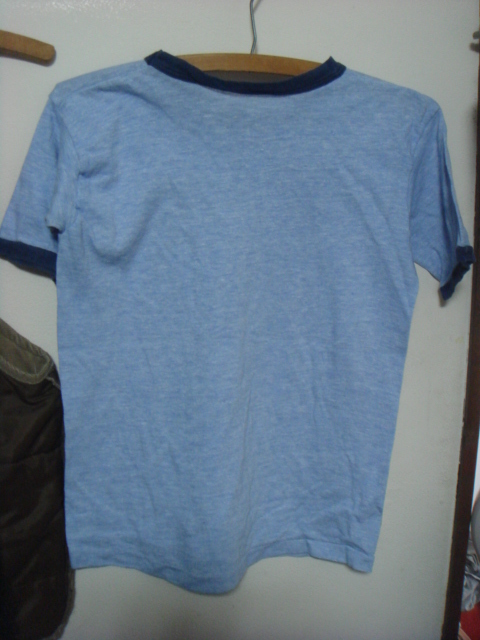 2207ビンテージNIAGARAナイアガラ杢ヘザーHEATHER霜降リンガーTシャツ トリムOLDオールドUSED古着の画像2