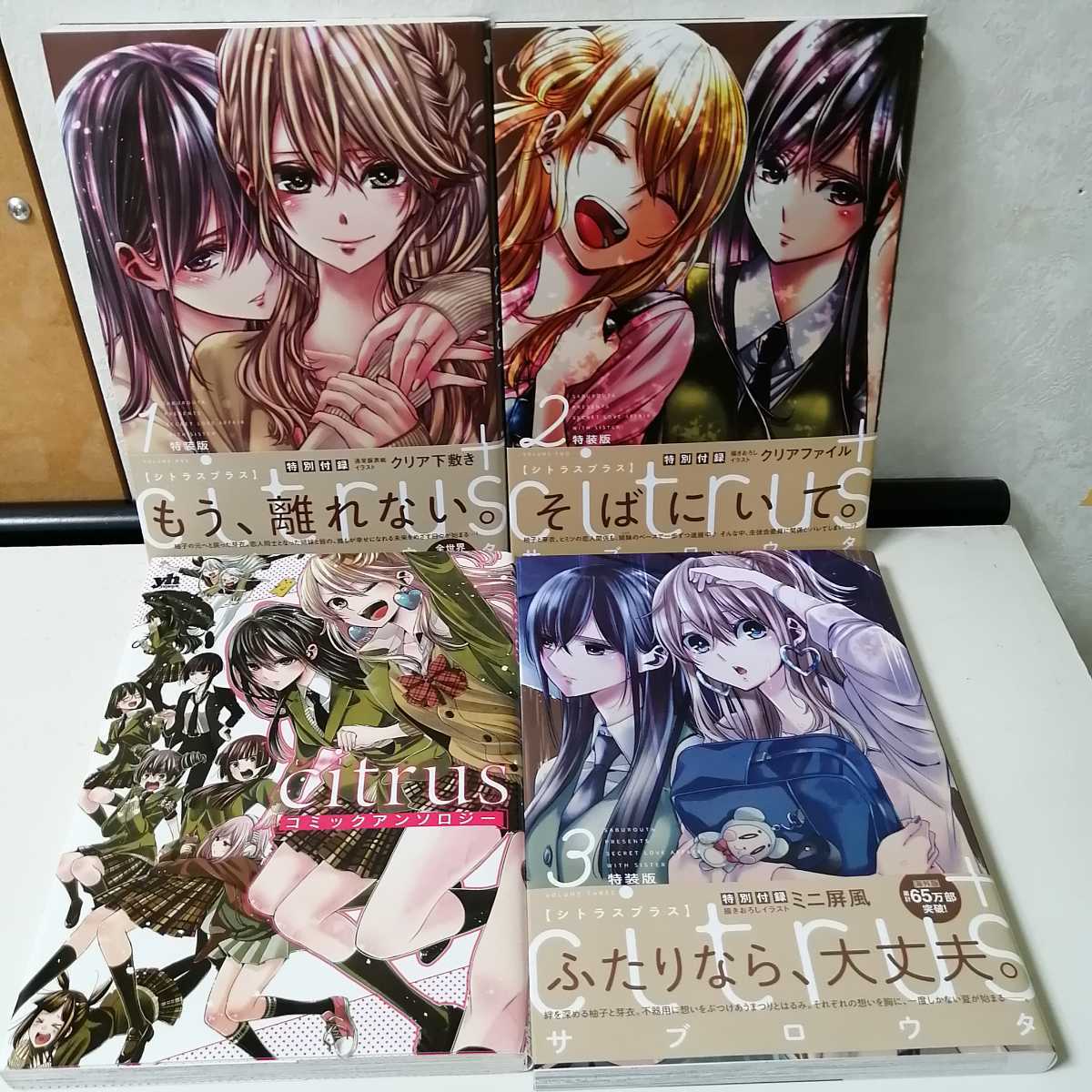 Paypayフリマ 百合 Citrus シトラスプラス 1 3巻 Citrus コミックアンソロジー サブロウタ コミック4冊 Paypayフリマ 百合 Citrus シトラスプラス 1 3巻 Citrus コミックアンソロジー サブロウタ コミック4冊