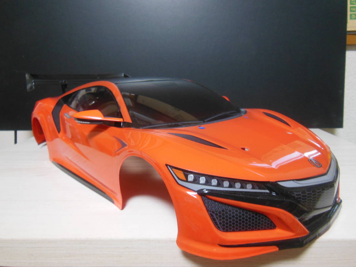 Yahoo!オークション - タミヤ 1/10 ホンダ NSX オレンジ ボディ 中古 Yahoo!オークション - タミヤ 1/10 ホンダ NSX オレンジ ボディ 中古