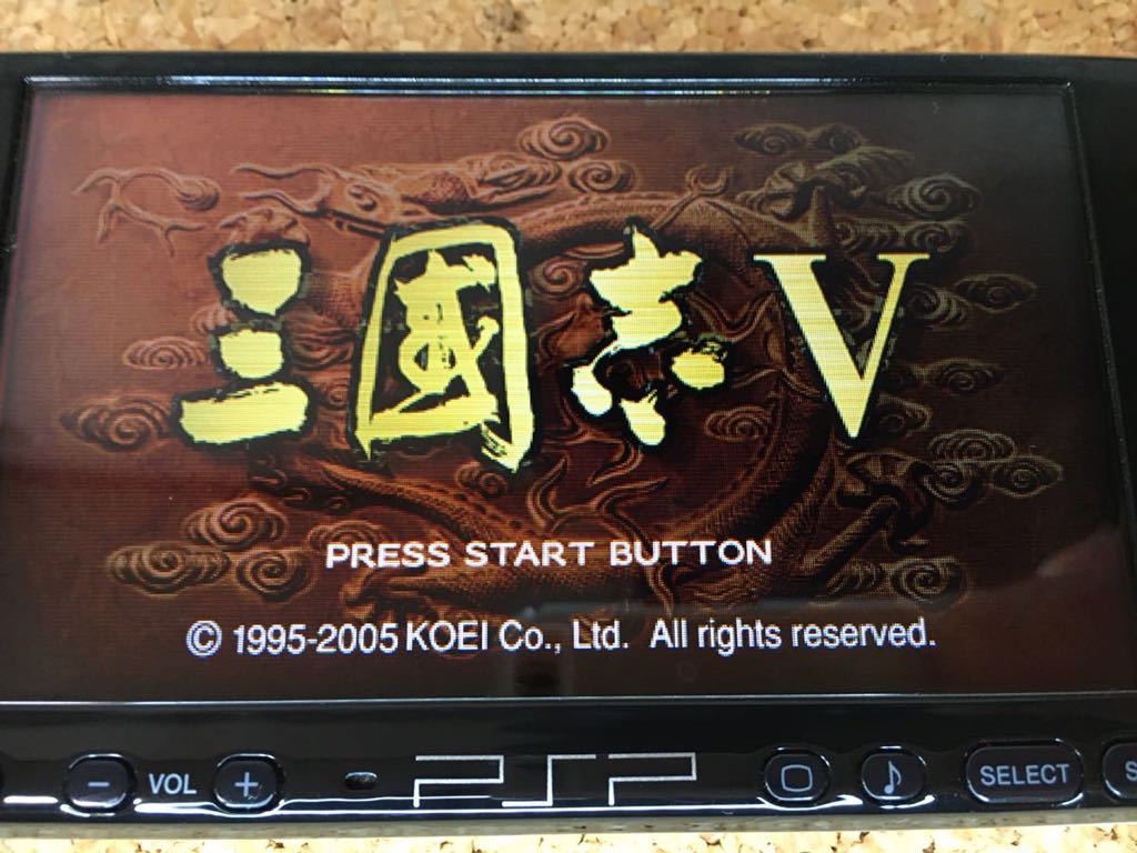 【動作確認済】PSP 三国志V