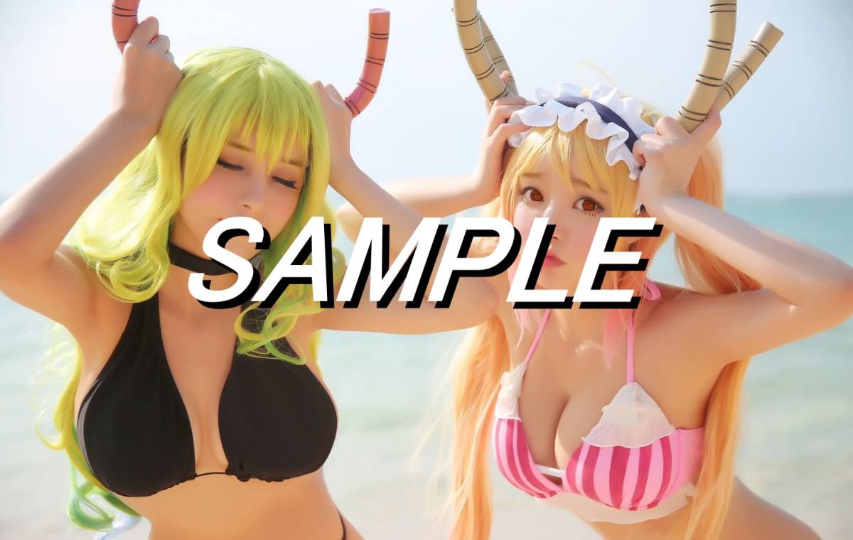 【CP-348　小林さんちのメイドラゴン　トール　ルコア　01】　L判写真10枚　海外コスプレ　Cosplay photo　10sheets_画像10