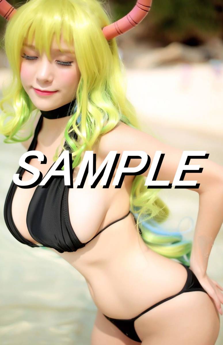 【CP-348　小林さんちのメイドラゴン　トール　ルコア　01】　L判写真10枚　海外コスプレ　Cosplay photo　10sheets_画像4