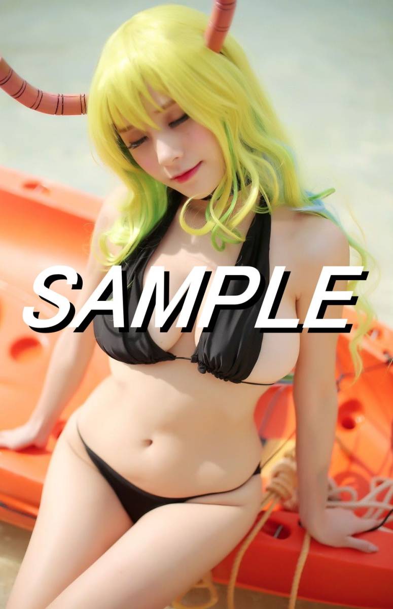 【CP-348　小林さんちのメイドラゴン　トール　ルコア　01】　L判写真10枚　海外コスプレ　Cosplay photo　10sheets_画像6