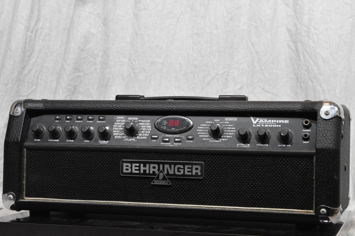 Behringer Behringer LX1200H V-Ampire Amp Head behr012 Black Vinyl Cover w/Piping 