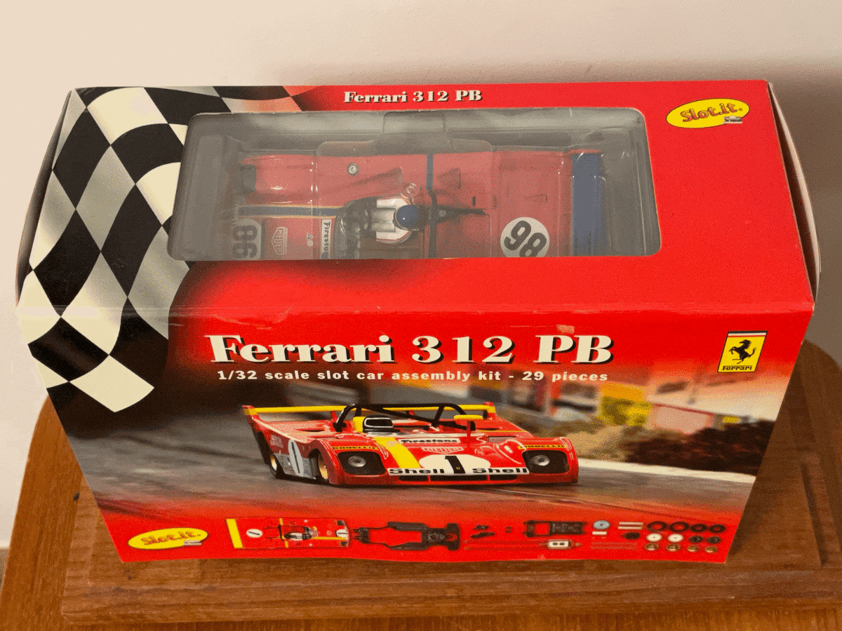 車体 1/32 slot.it Ferrari 312 PB kit 2nd Watkins Glen 1972 R.Peterson/T.Schenken