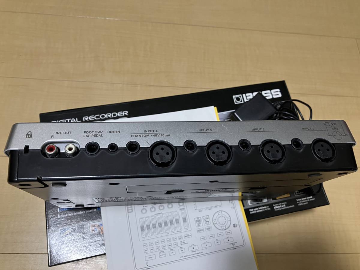 BOSS BR-800 Digital Recorder ★美品 純正ACアダプター 取扱説明書 元箱 送料当方_画像5