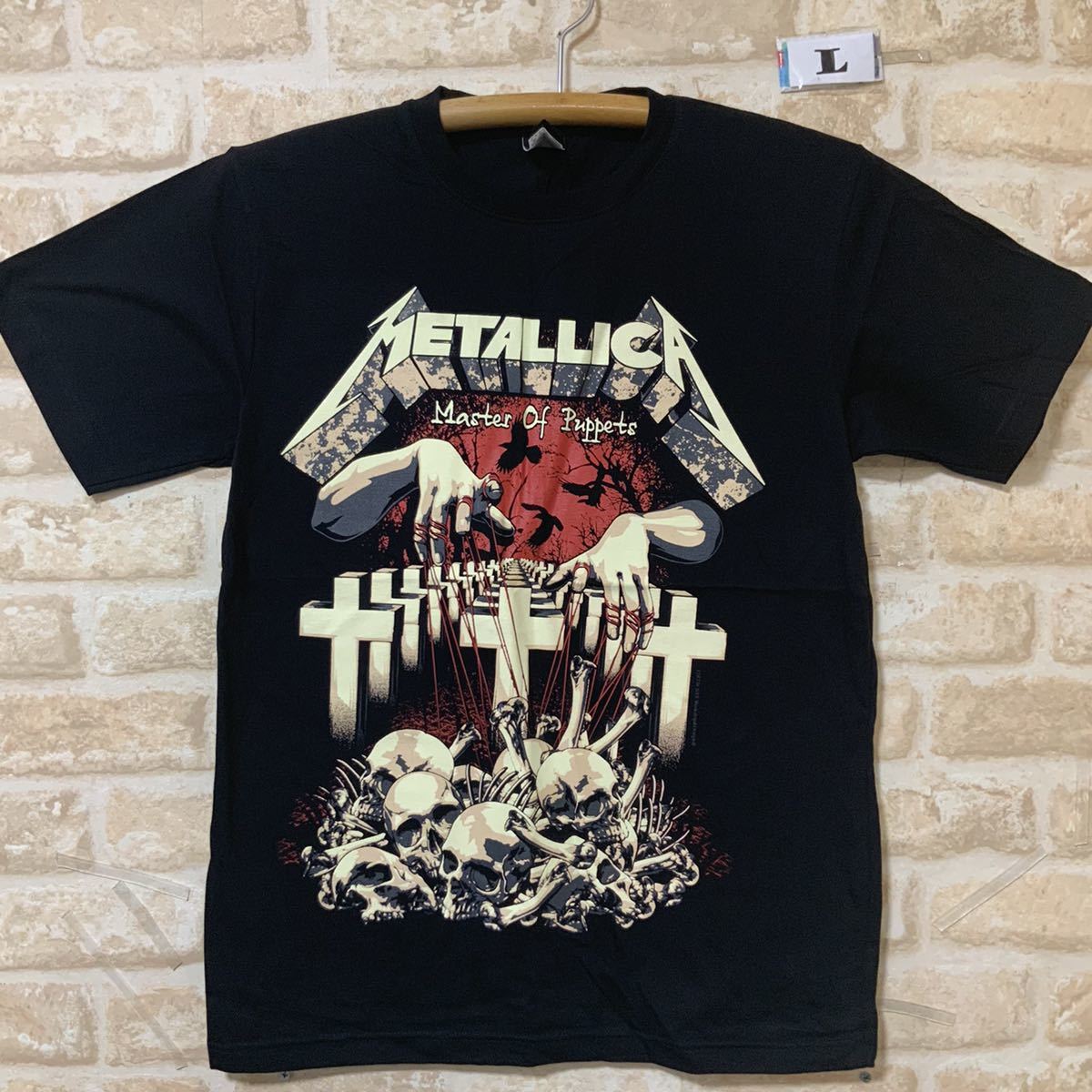 メタリカ 半袖 Tシャツ ロック バンドT ブラック Lサイズ ❤️直売価格